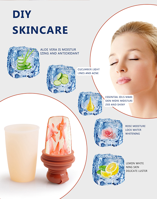 シリコン製香水瓶用アイスローラー