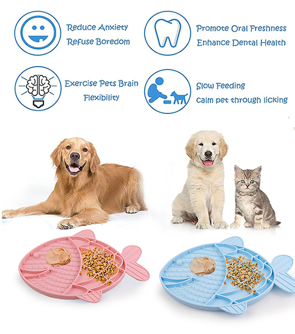 Silicone Pet Licking Plate