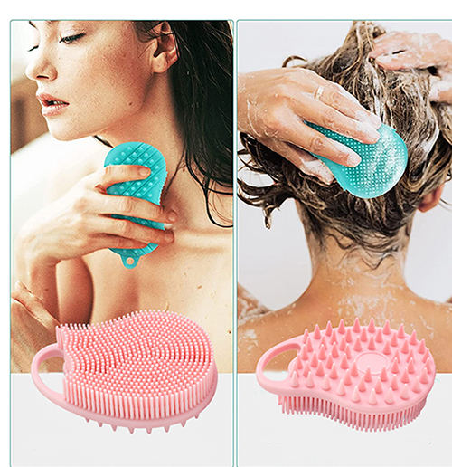 실리콘 샤워 브러쉬