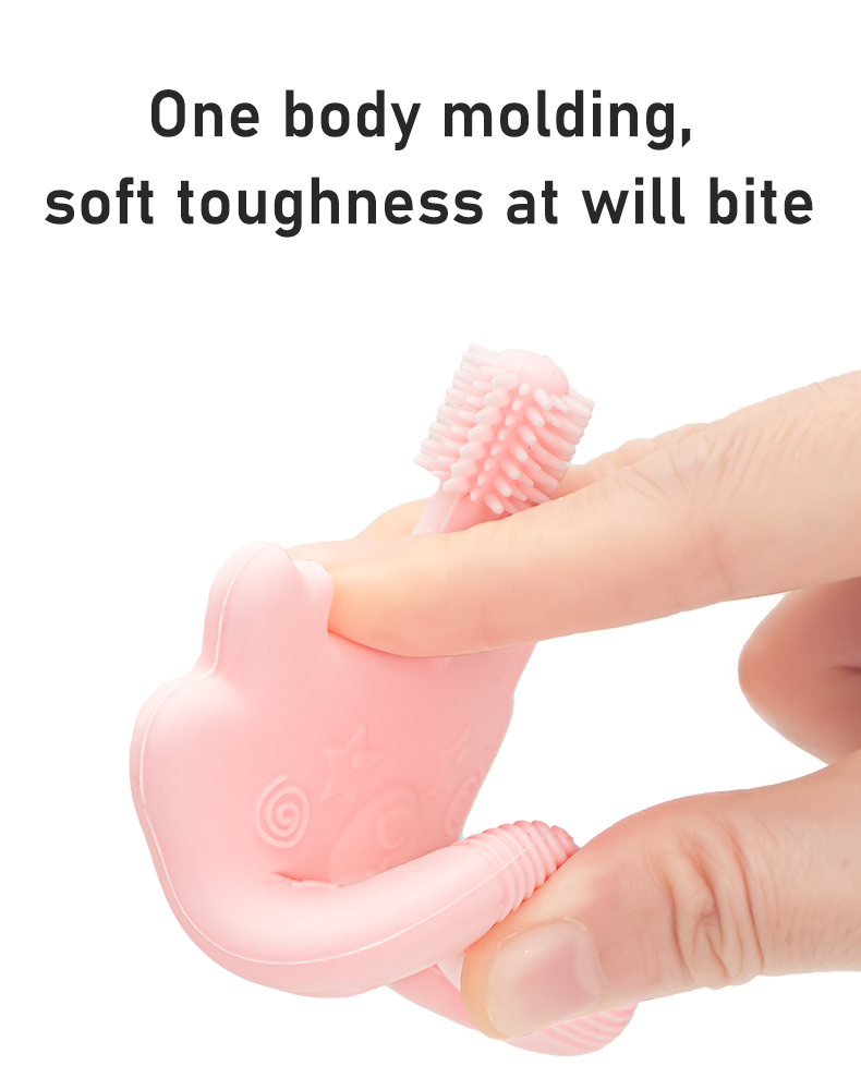 赤ちゃんのおしゃぶり歯ブラシ