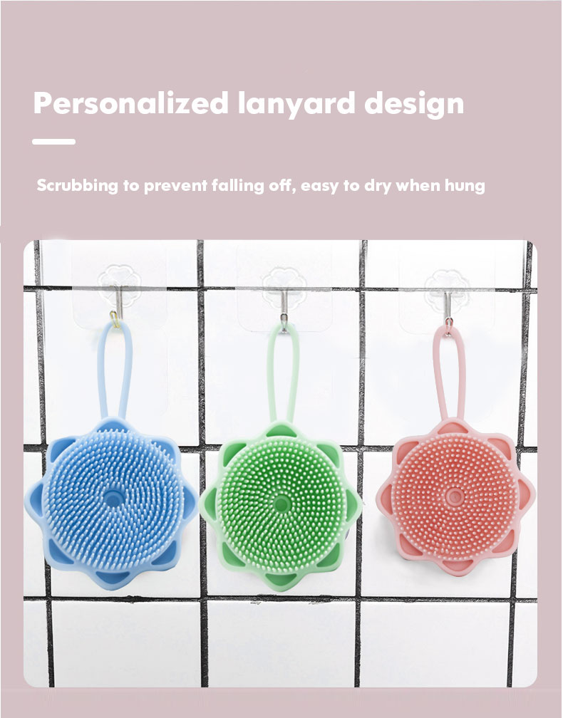 Shower Silicone Scrubber