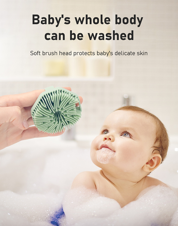 Pincel de banho de silicone