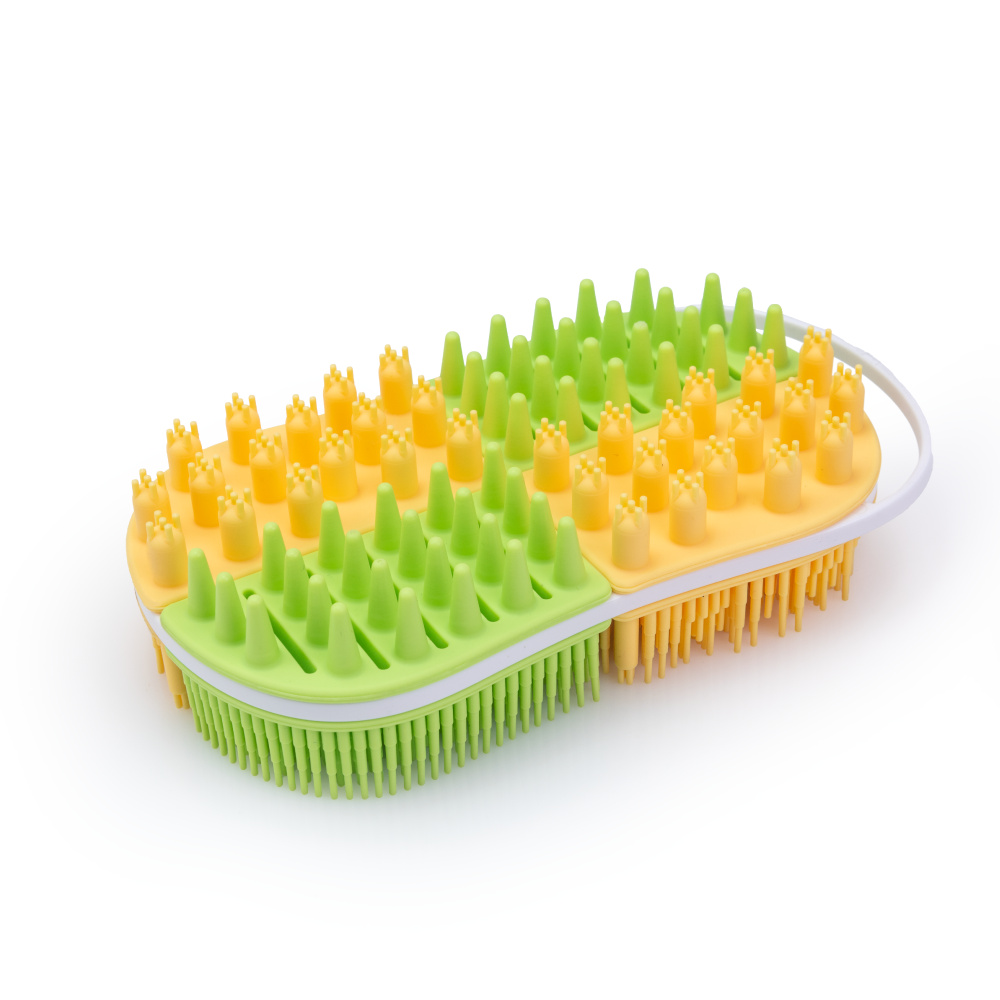 Multi colored Silicone Bath Brush