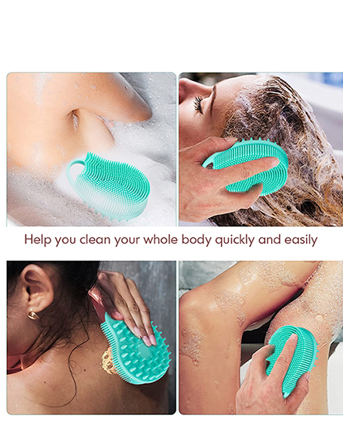 실리콘 샤워 브러쉬