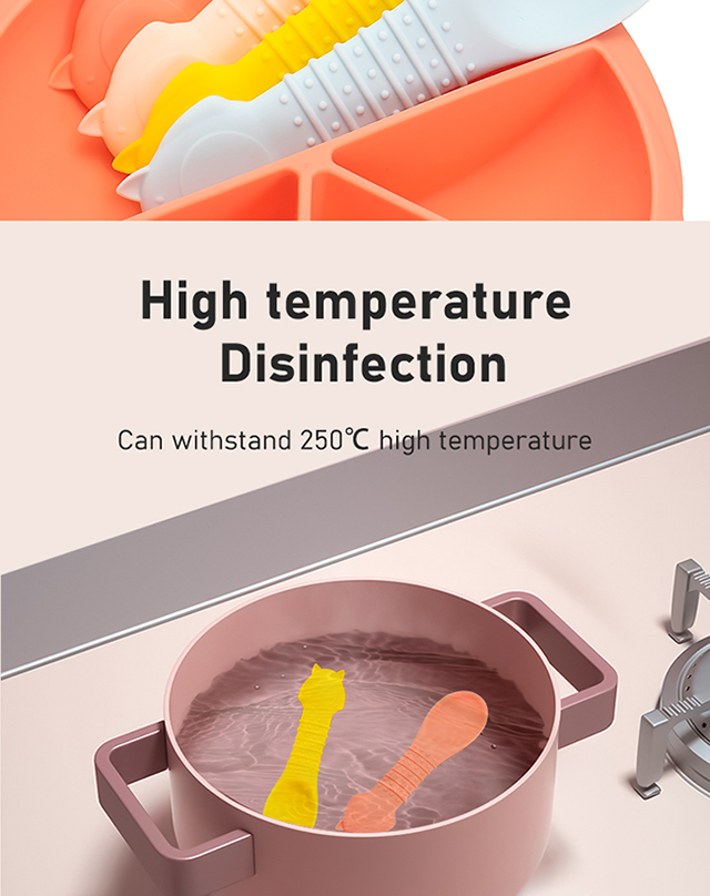 실리콘 아기 숟가락