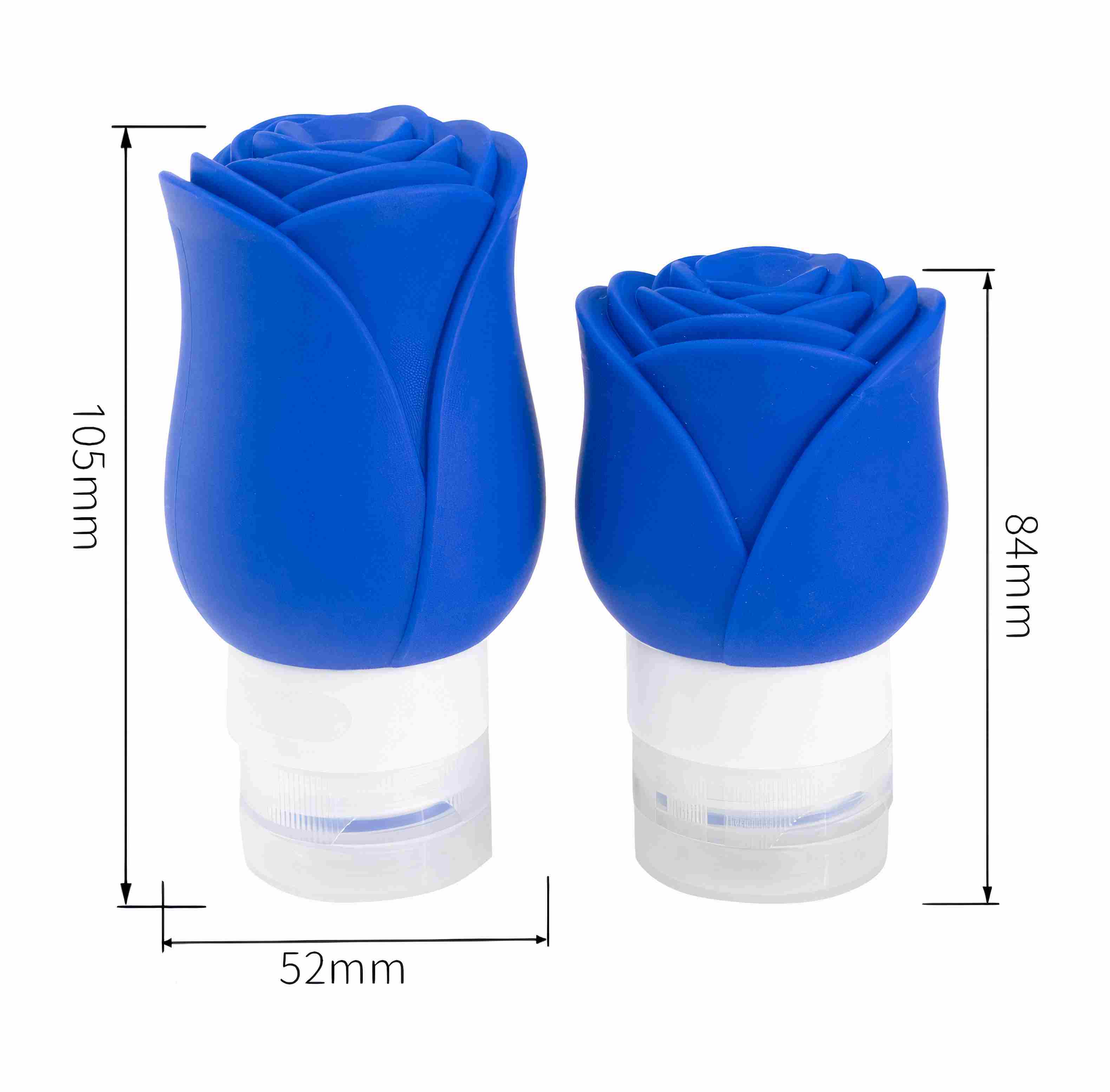 Rose Squeezable Silicone Bottle