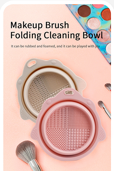 Foldable Silicone Makeup Brush Cleaner