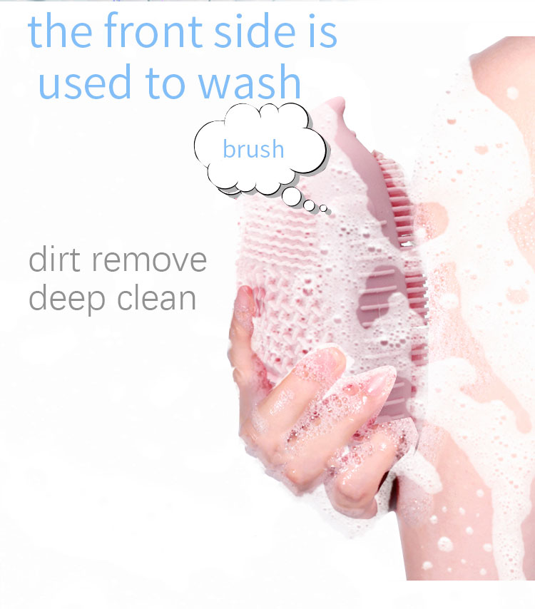 シリコンボディスクラバーブラシ