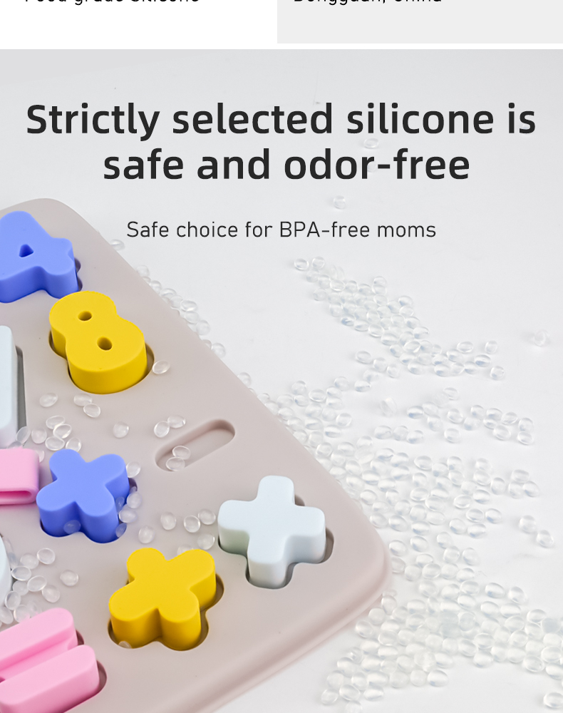 Bebê Silicone Puzzle Toy