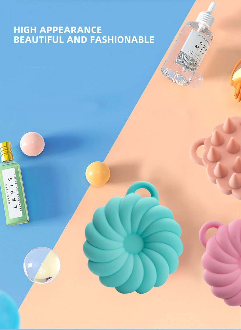 シリコンヘッドマッサージャー