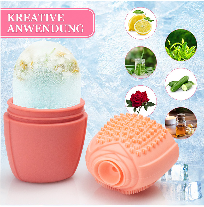 シリコンフェイシャルアイスローラー