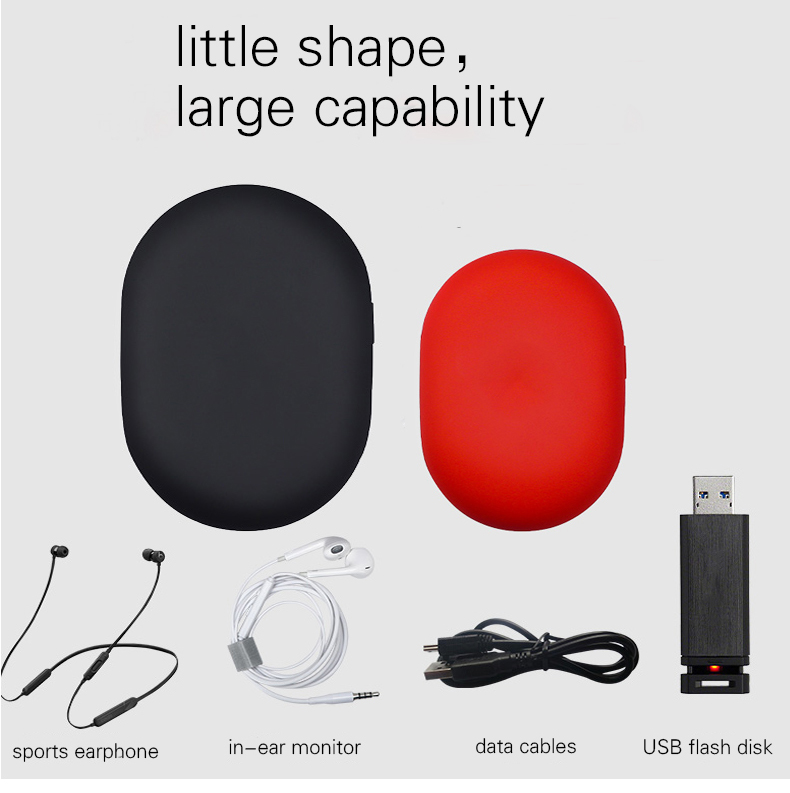 Silicone Earphone Bag