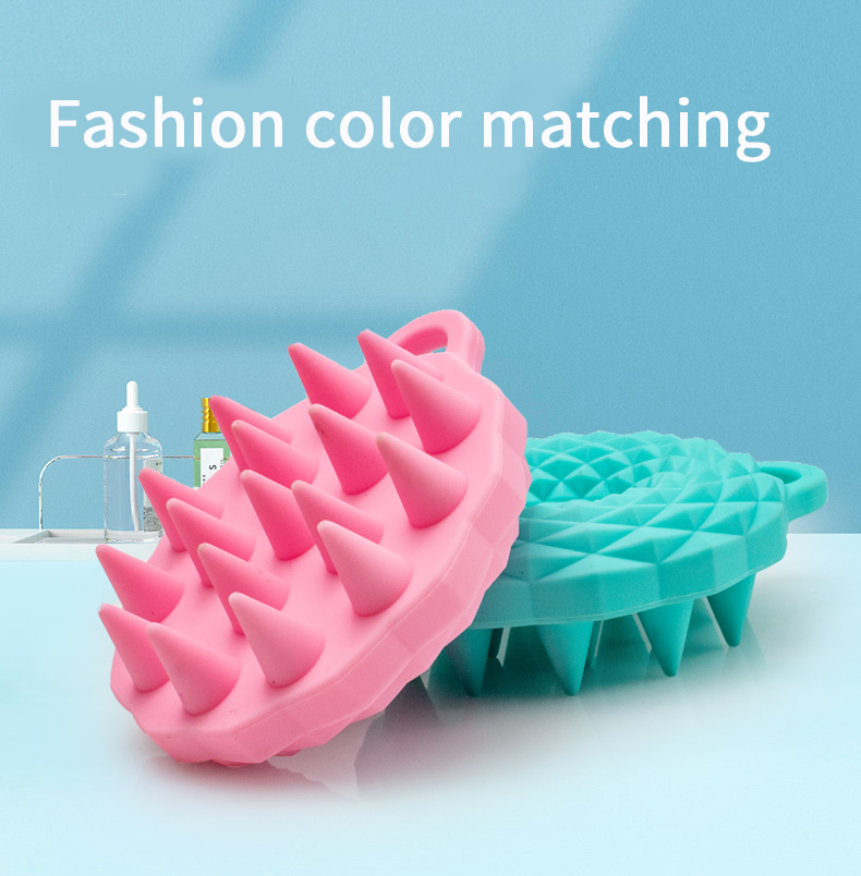 silicone hair scrubber