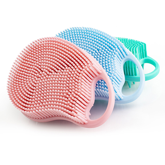 실리콘 샤워 브러쉬