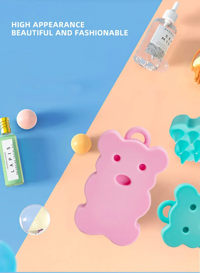 Esfoliante de couro cabeludo em silicone