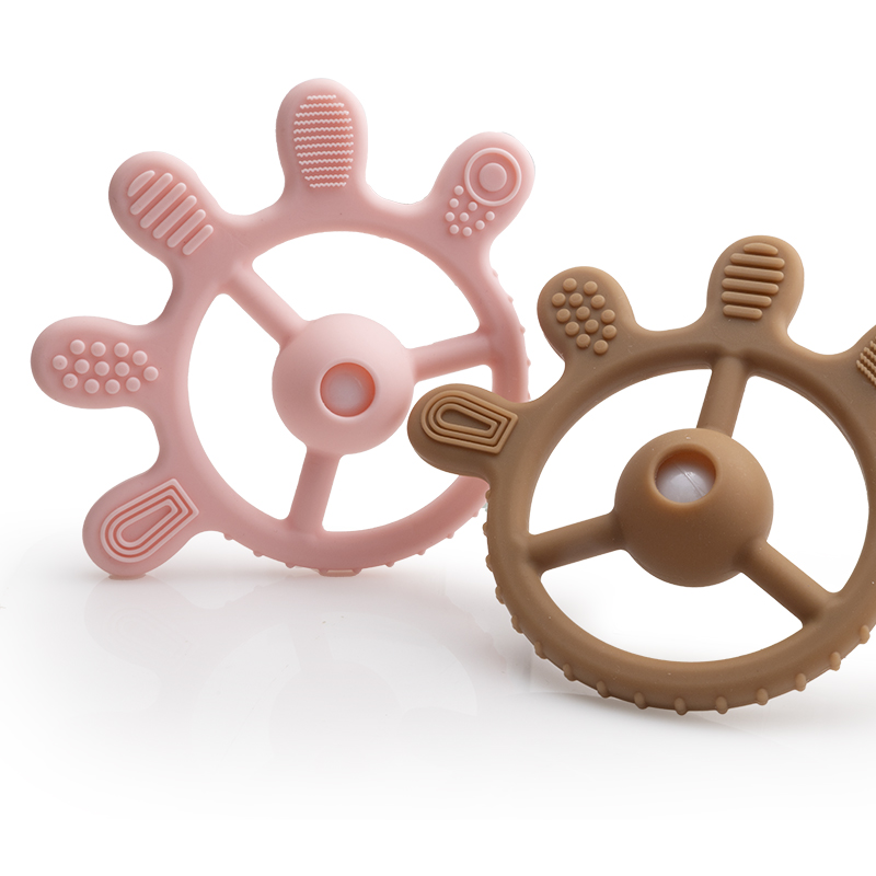 Silicone Baby Rattle Teether