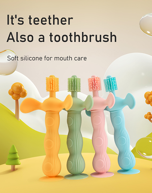 Baby Silicone Tooth Brush Teether