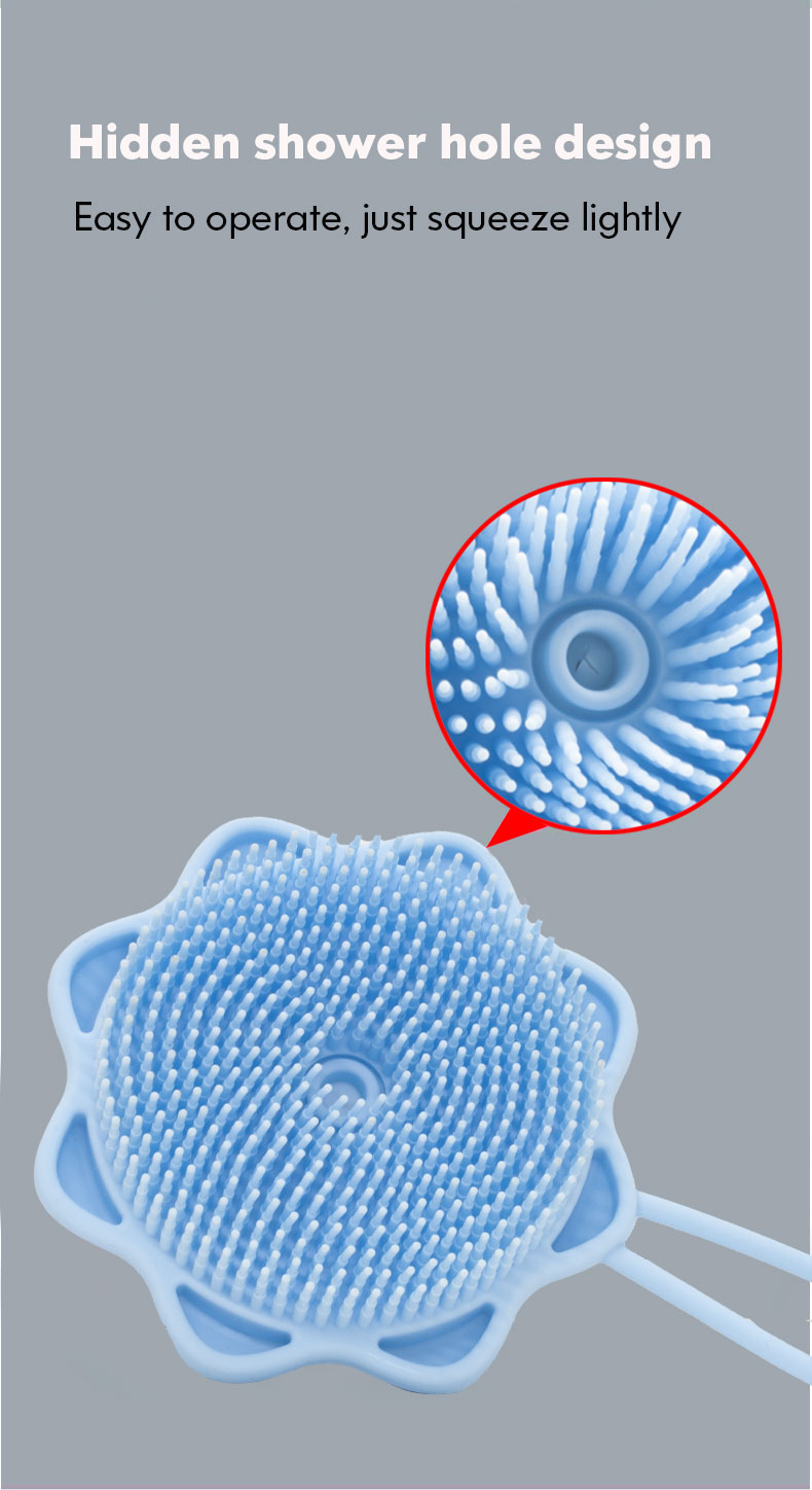 Shower Silicone Scrubber