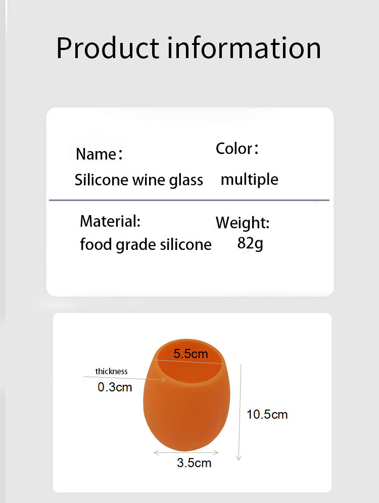 Silicone Red Wine Cup