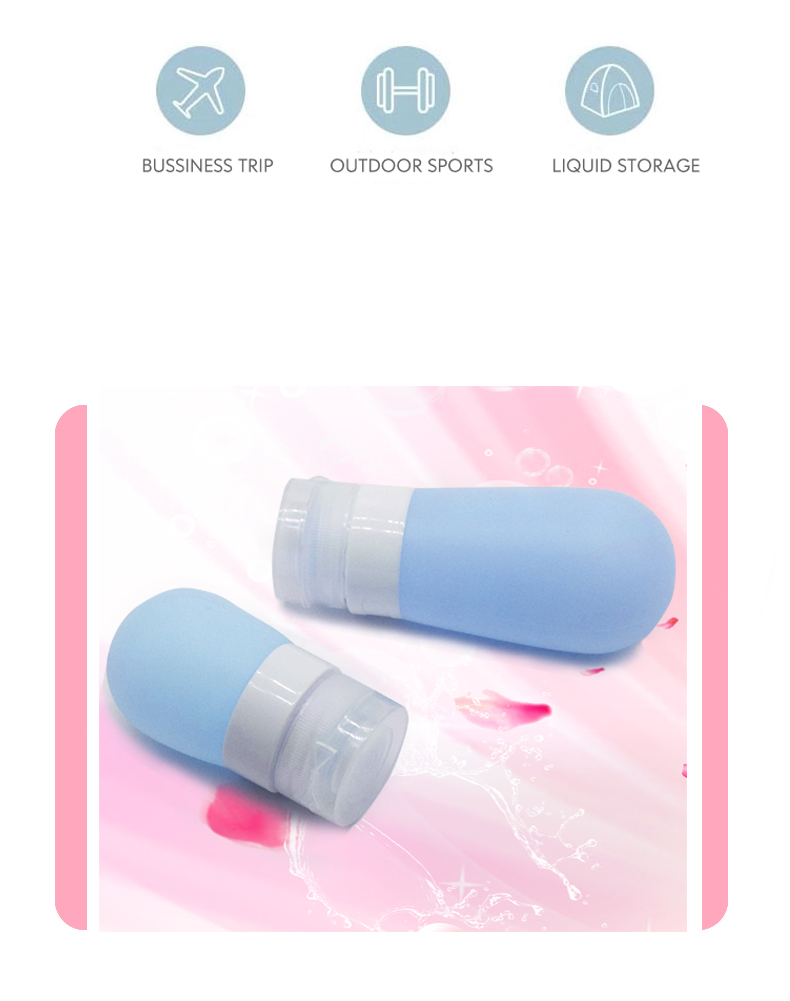 3 oz Silicone Travel Bottles