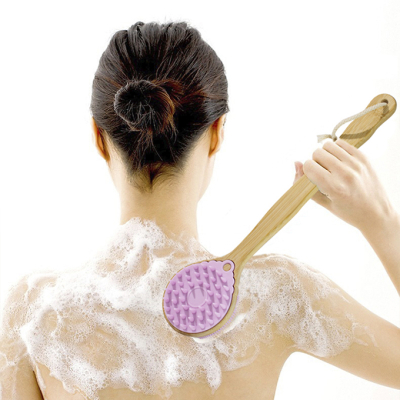 bath brush with long handle
