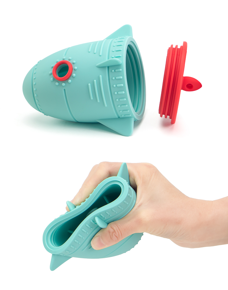 ロケットトリートディスペンサー玩具