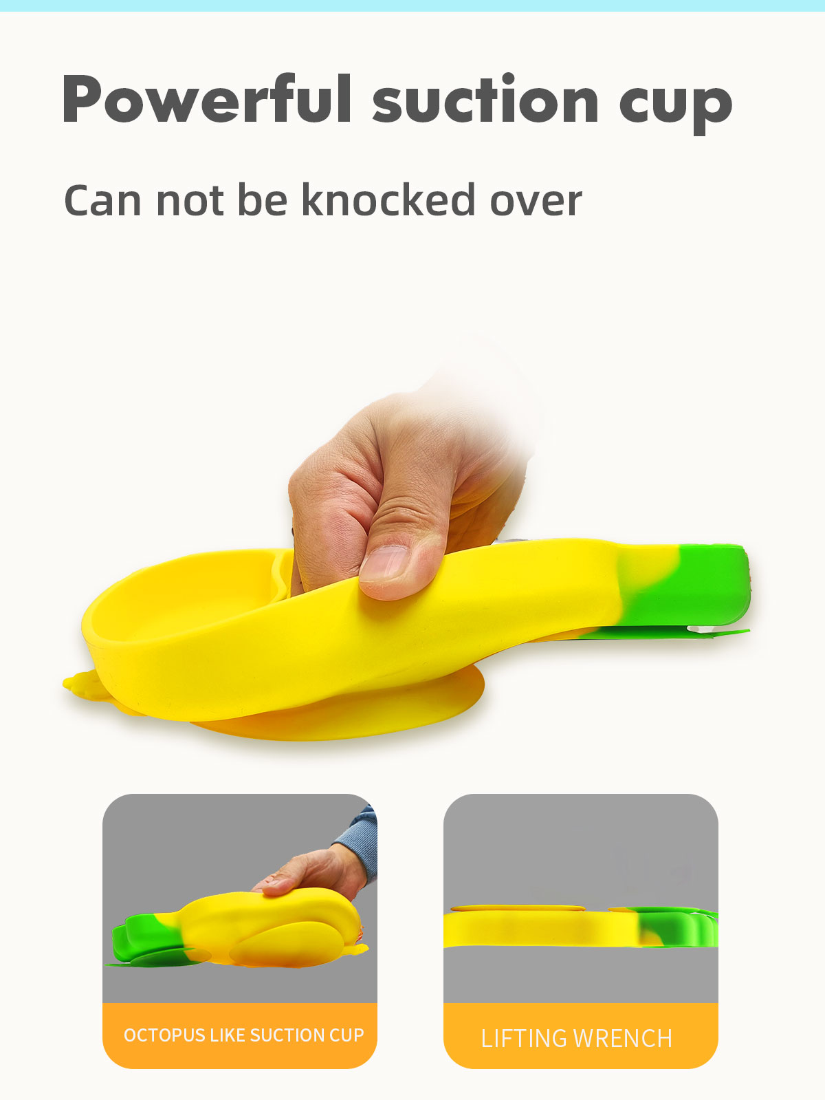 赤ちゃん用シリコンプレート