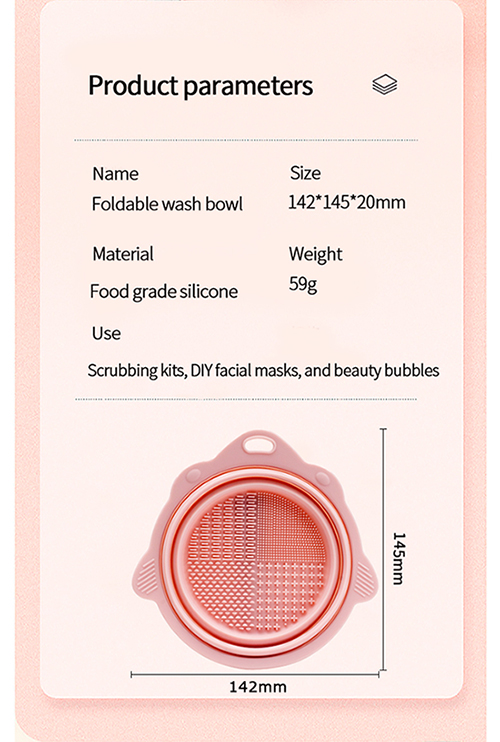 Foldable Silicone Makeup Brush Cleaner