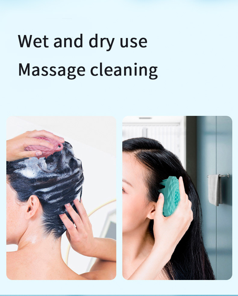 silicone hair scrubber