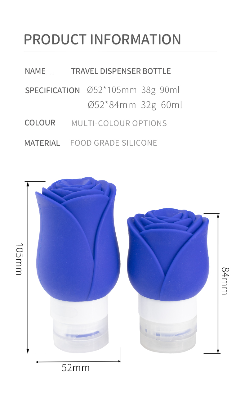 Silicone Travel Bottles for Toiletries
