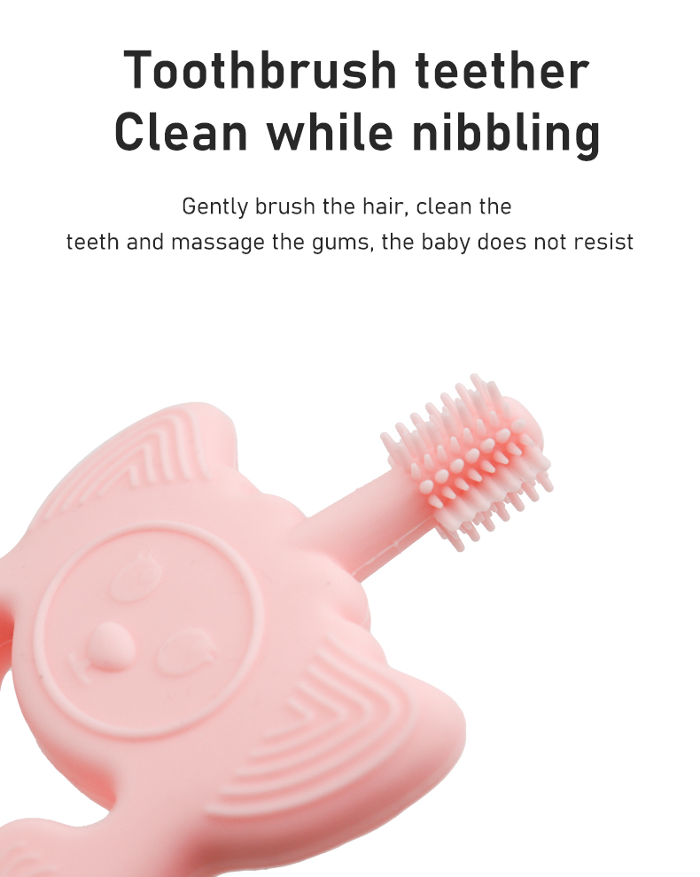 赤ちゃんのおしゃぶり歯ブラシ