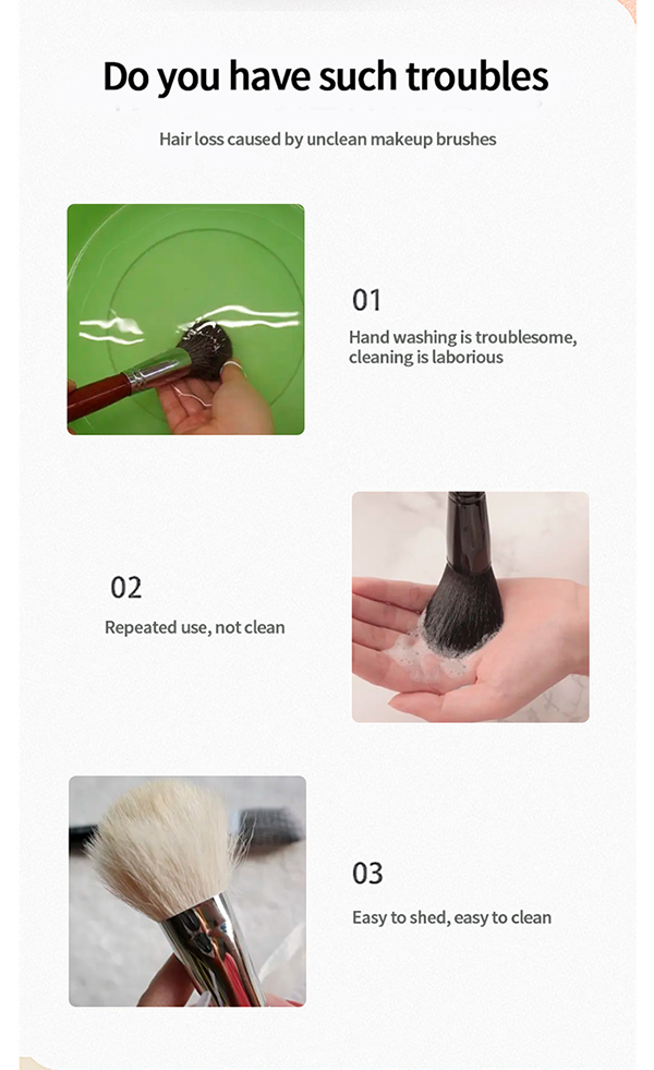 Foldable Silicone Makeup Brush Cleaner