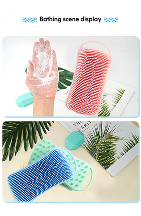 샤워용 실리콘 바디 브러시